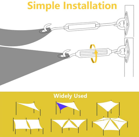 Hardware Mounting Kit for Triangle Shades